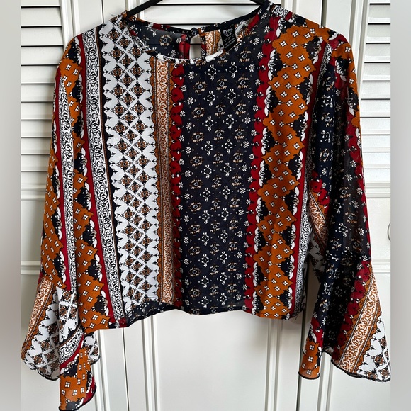 It’s Me Pattern Blouse (S) - Picture 1 of 5